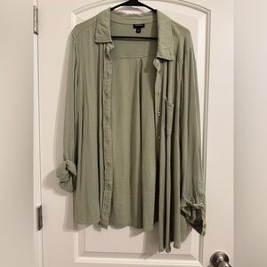 BUNDLE of 6 Casual button-down tops. Torrid, h&m, auden, Knox rose